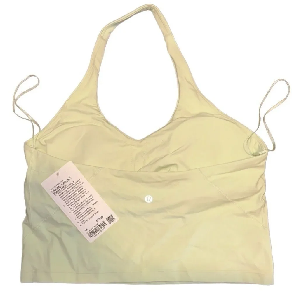 NWT- Lululemon- Women’s Align Halter Tank Top Mint Green, Size 14